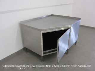 Edelsthal Eckschrank mit einer Flügeltür 1.200 x 1.200 x 850 mm Art.Nr. 150105